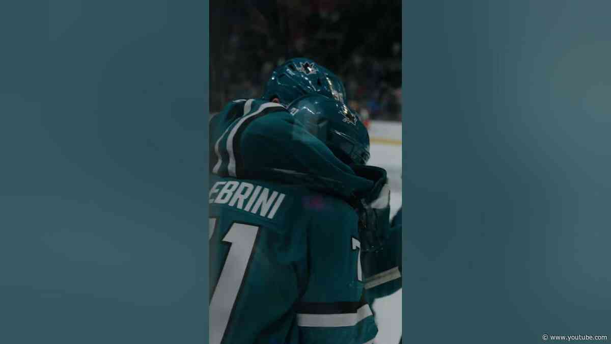 Celebrini calls game! #gosharks #hockey #sharks #celebrini