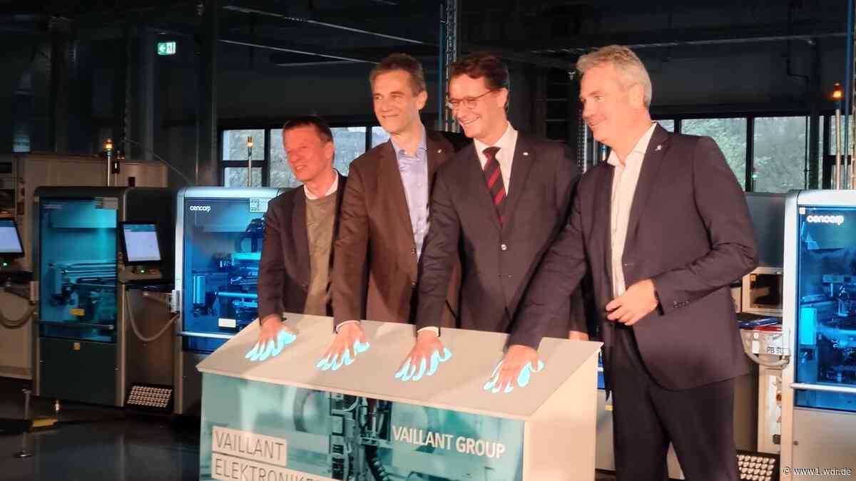 Vaillant startet neue Elektronik-Fertigung in Remscheid