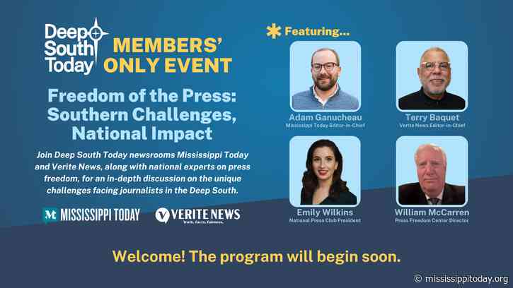 Deep South Today’s newsrooms host members-only discussion on press freedom