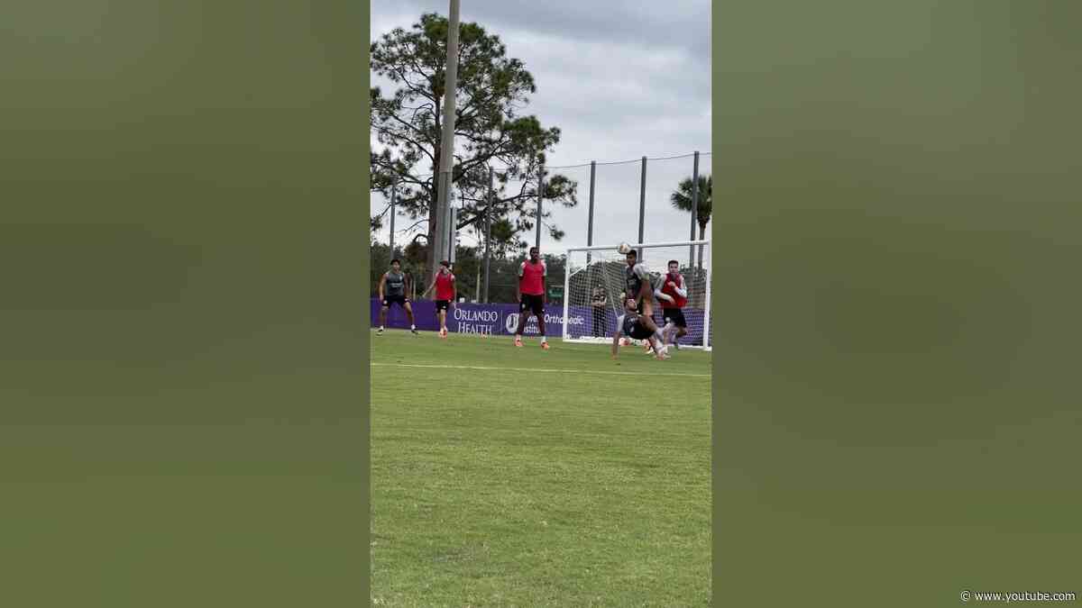 This goal from training 😳  #vamosorlando #soccer