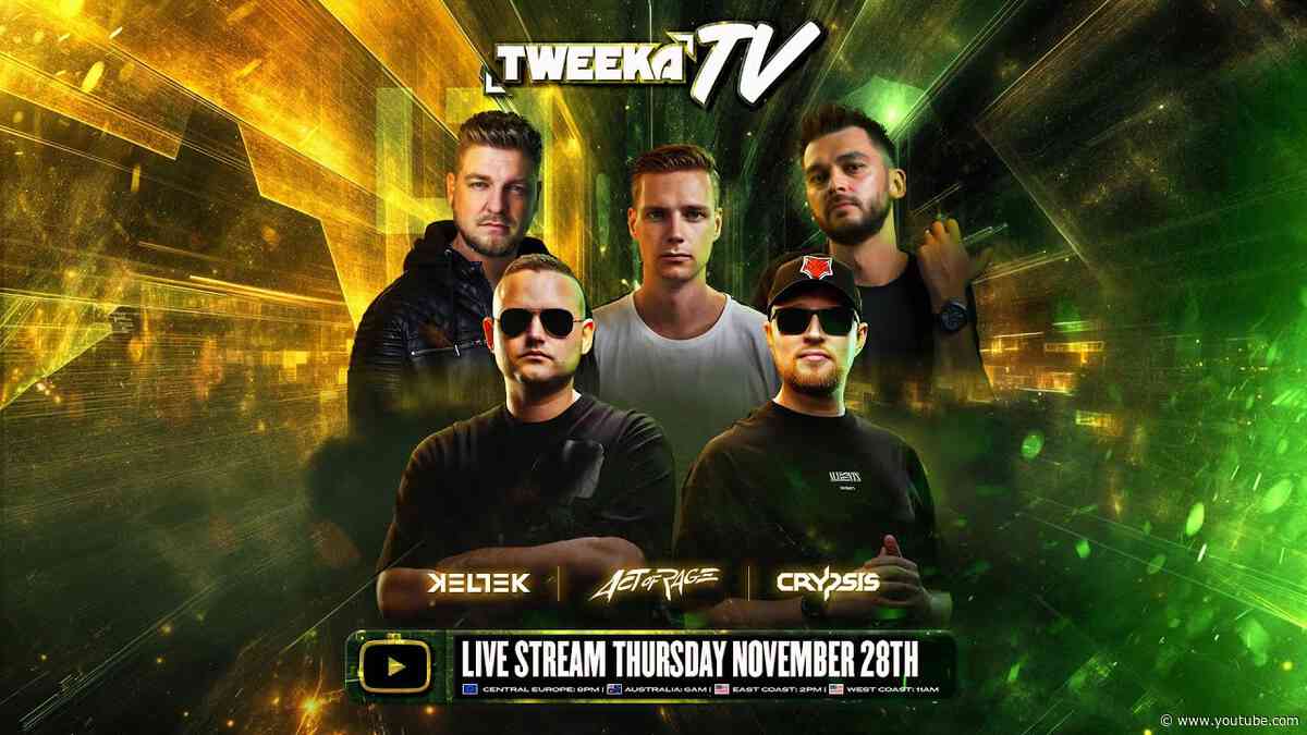 Tweeka TV - Episode 93 (Special Guests: Act of Rage, Crypsis & Keltek)