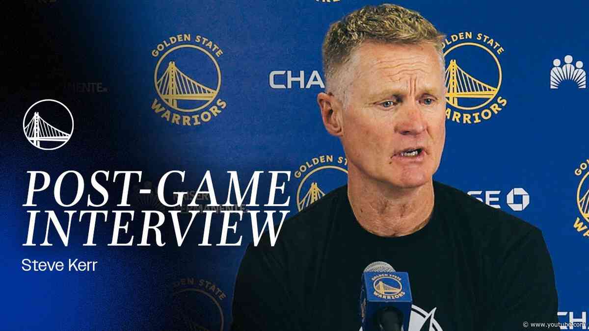 Steve Kerr Recaps Warriors Loss to Clippers | Nov. 18, 2024