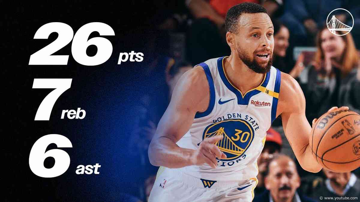 Stephen Curry Gets Buckets in Warriors First Game at Intuit Dome