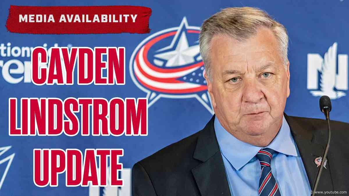 Blue Jackets General Manager Don Waddell Provides Update on Cayden Lindstrom | Media Availability