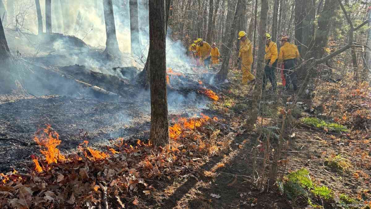 Wildfire Threatens Popular Massachusetts Ski Area