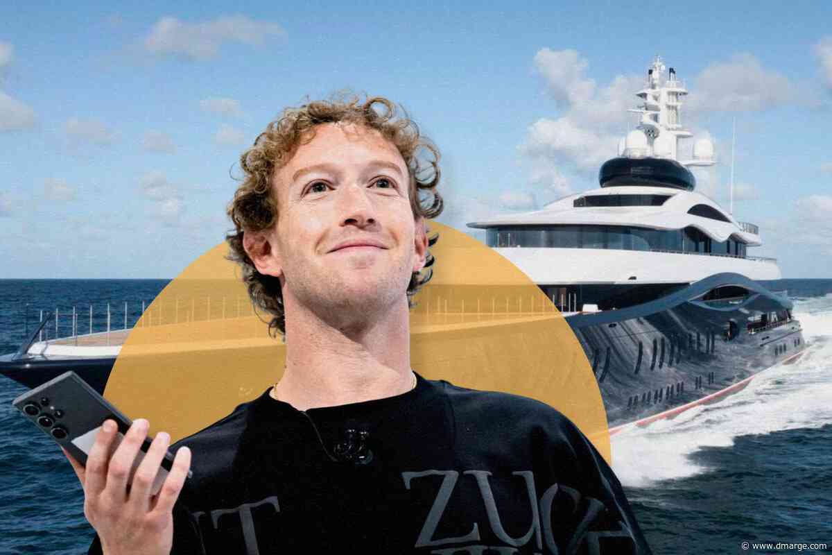 Mark Zuckerberg’s $500 Million Superyacht Comes With A 200-Foot Wingman