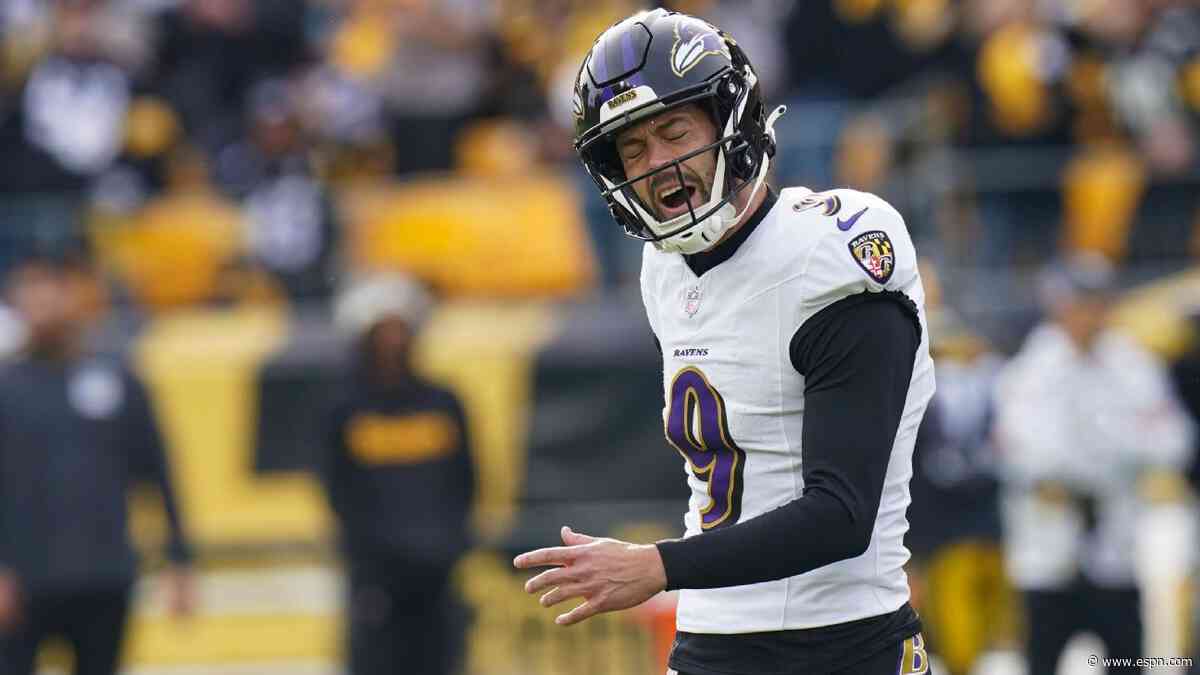 Ravens' Tucker takes misses 'really personally'