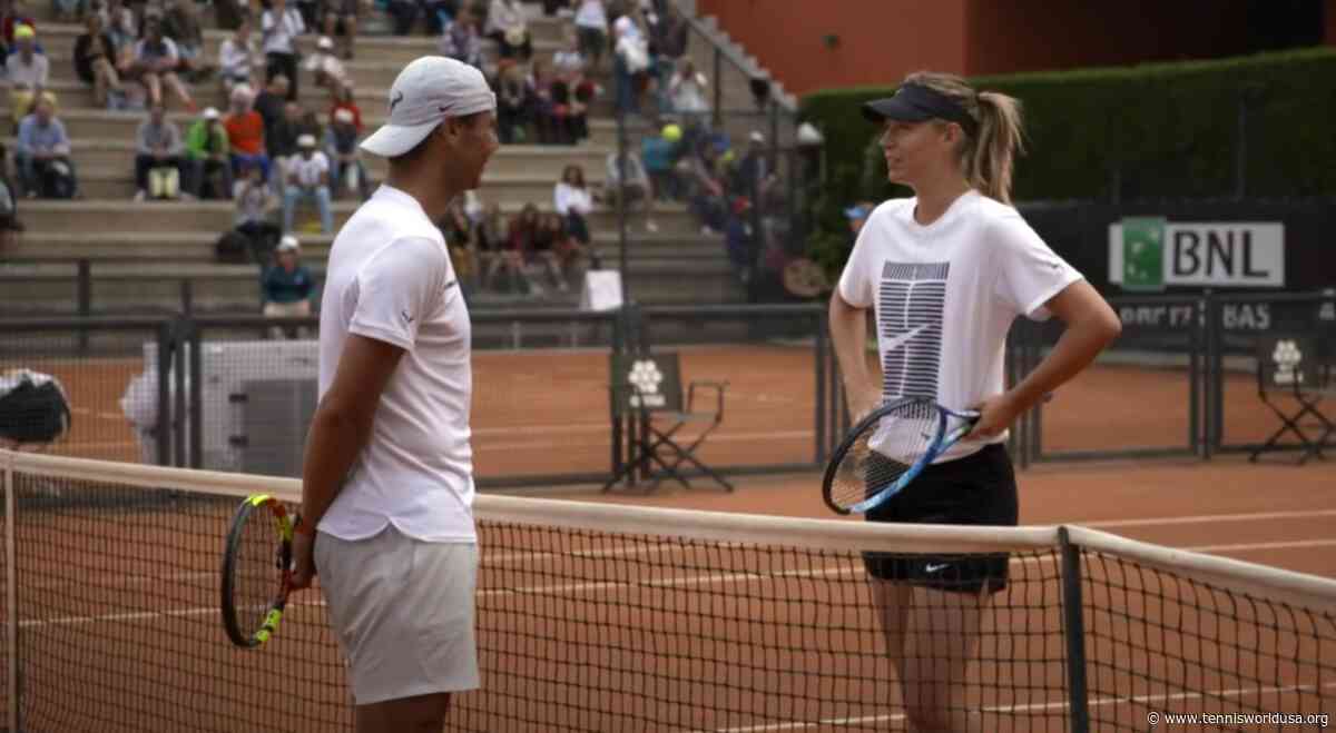 Maria Sharapova pays very classy tribute to Rafael Nadal