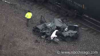 3 people killed in train vs. vehicle collision in Harvey