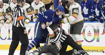 Minten’s first NHL goal helps Leafs beat Vegas