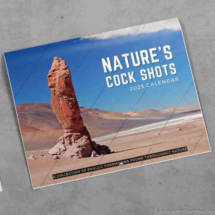 Nature’s Cock Shots 2025 Calendar