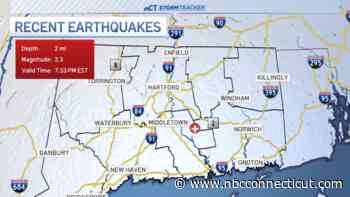 2.3 magnitude earthquake reported in East Haddam