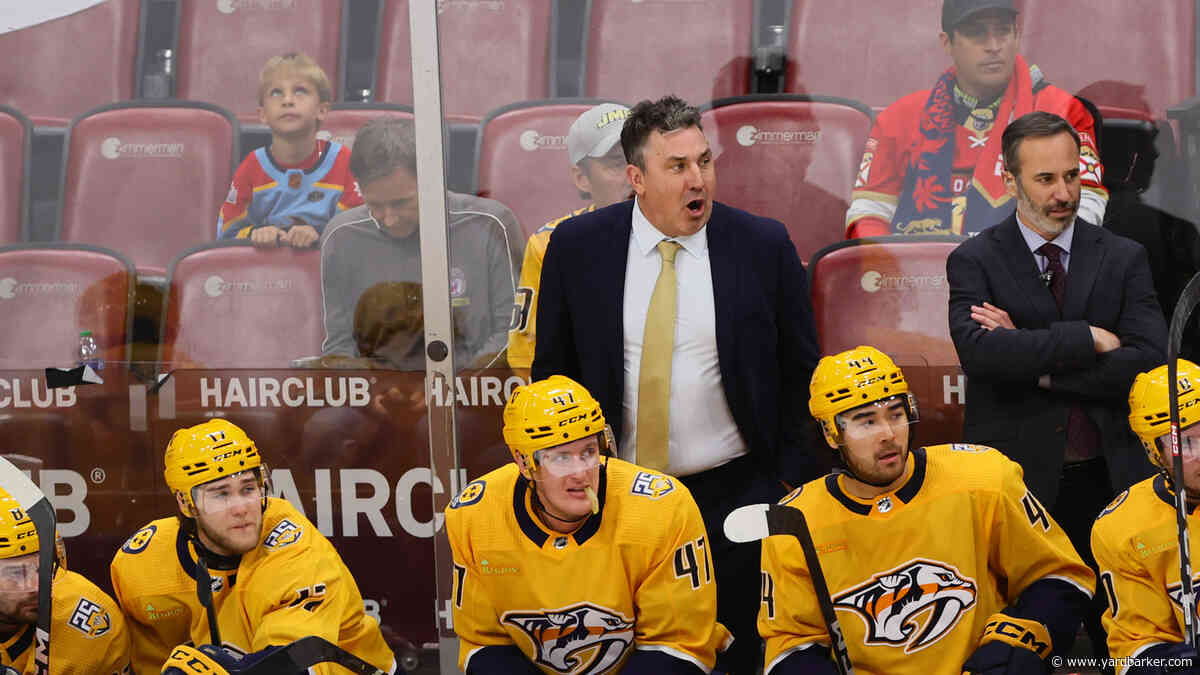 Predators Coach Takes Ridiculous Penalty Before Game Begins, With his Job Already on the Hot Seat