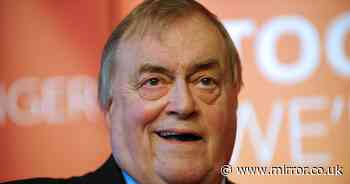 John Prescott dead LIVE: Updates as former Deputy Prime Minister passes away aged 86