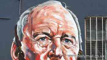 Photos of a shocking Alan Jones mural in Sydney resurface after the veteran broadcaster was accused of indecent assault