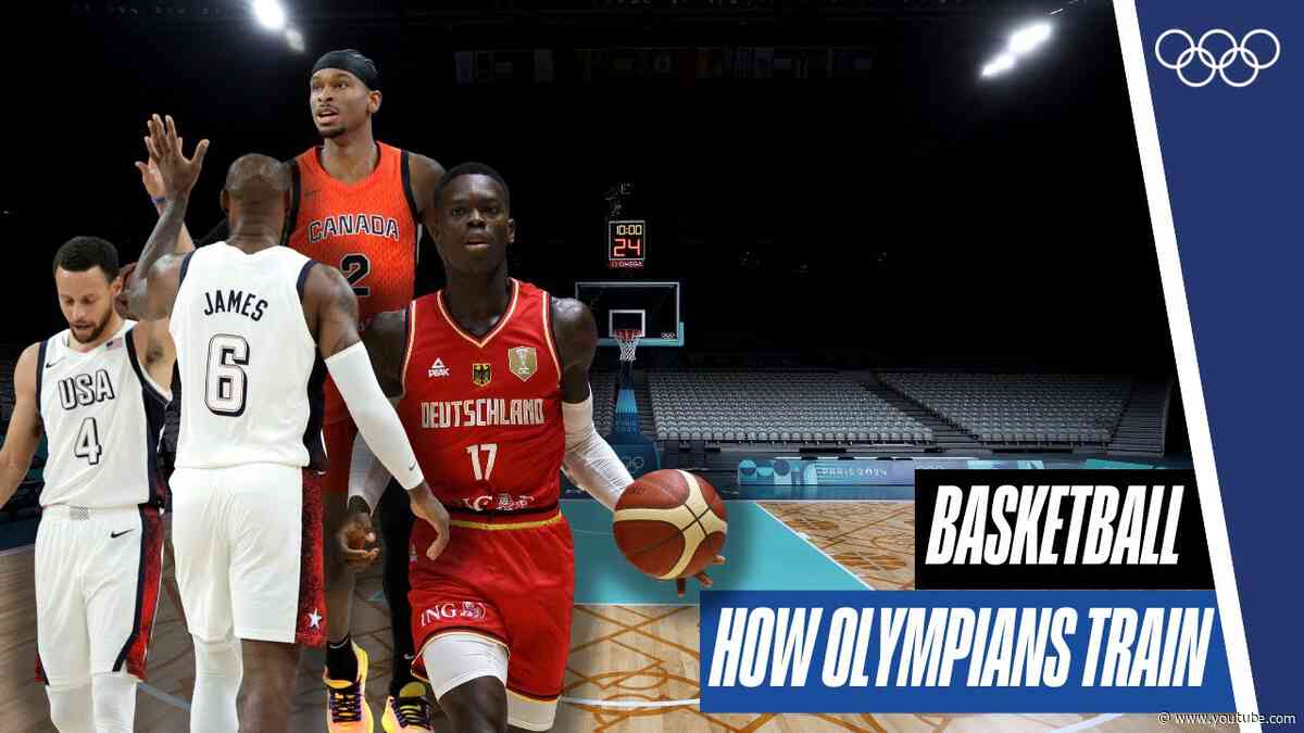 🏀How do basketball players train? 🏋️⛹️| How Olympians Train