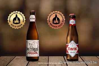 Petrus Dubbel en Bavik Super Pils halen goud en brons op Brussels Beer Challenge