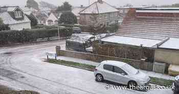 Updates as snow hits Sussex