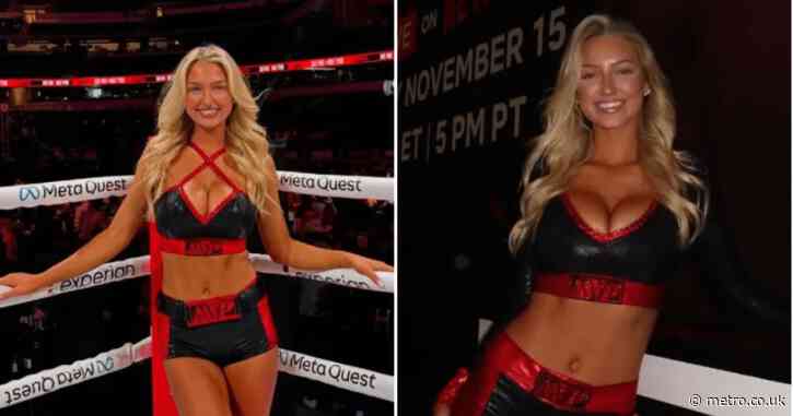 Ring girl breaks silence after going viral at Jake Paul vs Mike Tyson fight