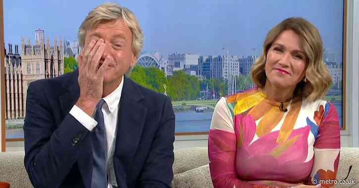 Richard Madeley tears up in rare emotional moment with GMB co-star