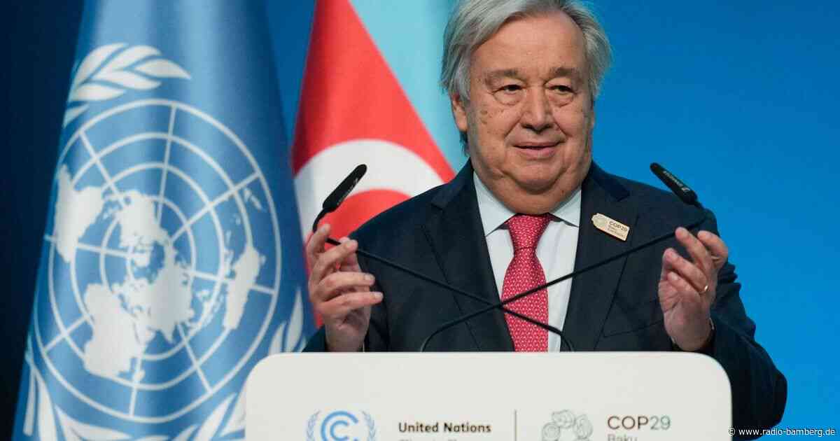 Guterres auf Klimakonferenz: Scheitern ist keine Option