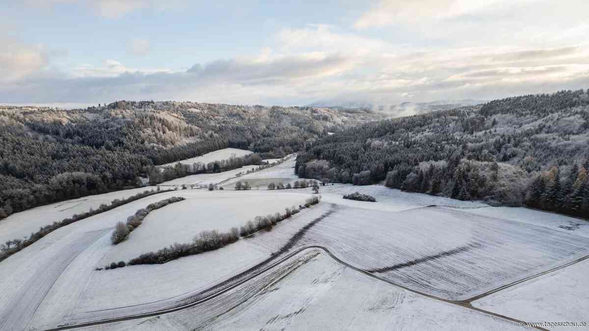 Deutscher Wetterdienst warnt vor Schnee und Glätte im Süden