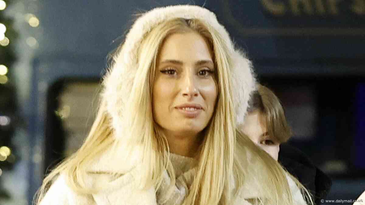 Stacey Solomon enjoys night out with her sister and children at Winter Wonderland without Joe Swash - after their 'explosive street row'