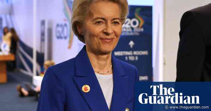 European parliament reaches deal on approving von der Leyen’s top team