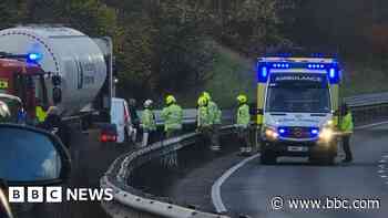 Driver in A34 crash has life-threatening injuries