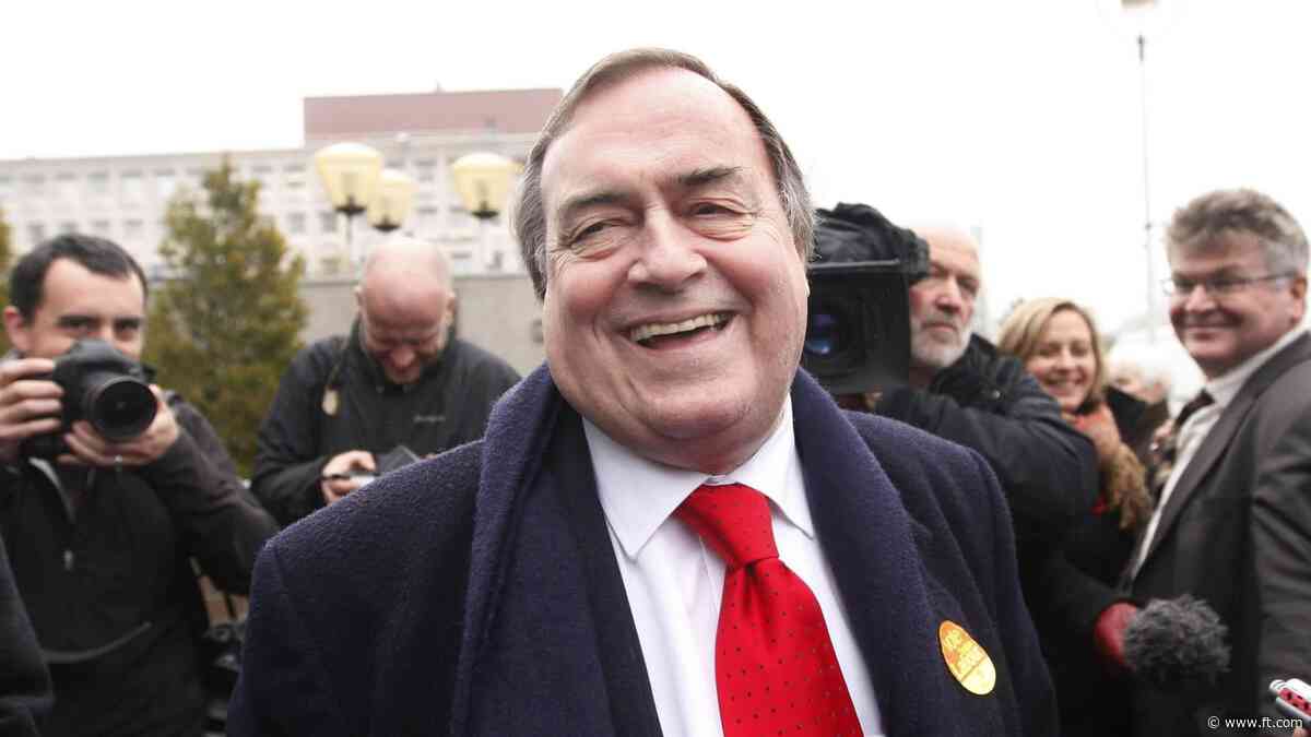 John Prescott, UK politician, 1938-2024