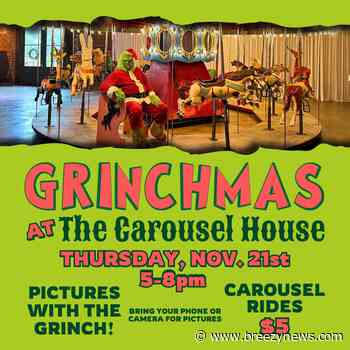 Happening today: Grinchmas at The Carousel House (audio)