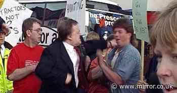 John Prescott's cheeky 11-word response after punching protester who egged him