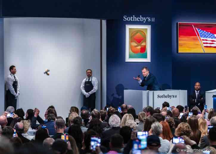 Cattelan’s $6.24 M. Banana and Buyer Justin Sun Steal the Show at Sotheby’s $110.4 M. Contemporary Evening Sale