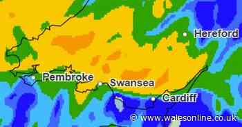 Weather maps show Storm Bert hour-by-hour forecast as Wales faces downpours