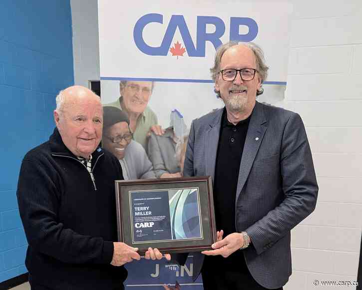 Volunteer Recognition: Terry Miller, Brampton Ontario