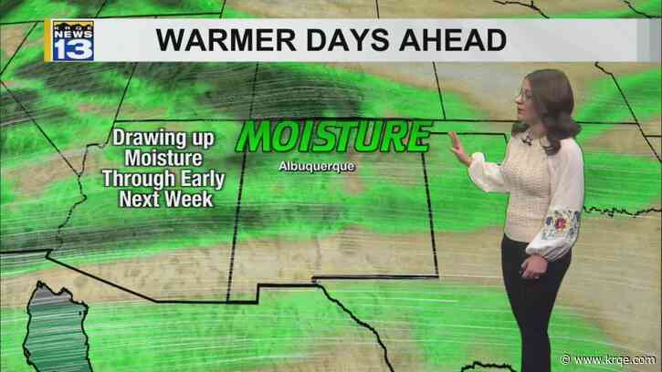 Warm end to the week before the next chances for precipitation