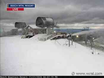 Snow in NC ❄️ Western NC ski resorts see first measurable snowfall of the season