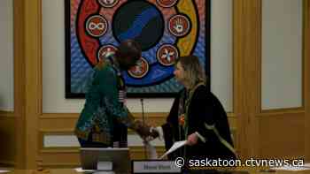 Saskatoon's first female mayor sworn in