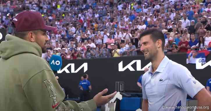 Nick Kyrgios tells Novak Djokovic why he 'hates' doing his 'frustrating' matches