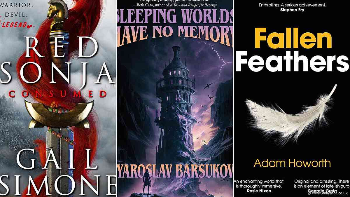 'I haven't enjoyed a book as much in years' : The best Sci-Fi and Fantasy novels out now - Red Sonja: Consumed by Gail Simone, Sleeping Worlds Have No Memory by Yaroslav Barsukov, Fallen Feathers by Adam Howorth