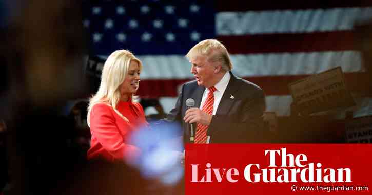 Donald Trump announces Pam Bondi as new attorney general choice after Matt Gaetz steps aside – live