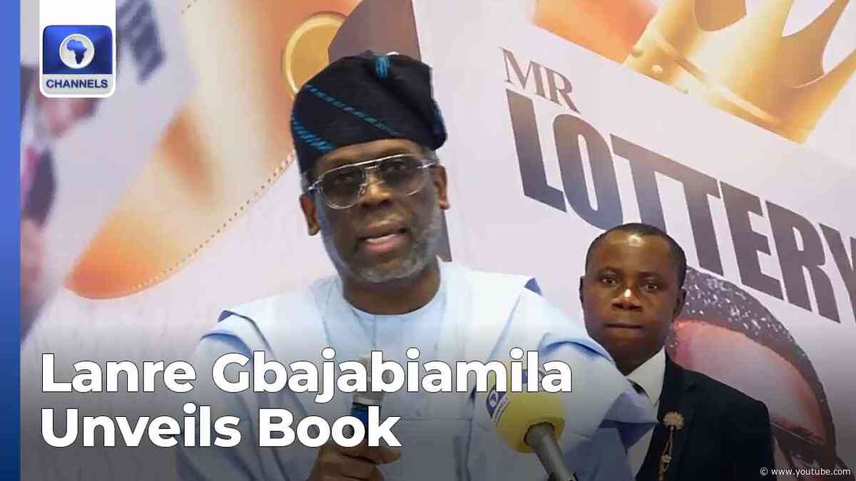 Lanre Gbajabiamila Unveils Book The Lottery