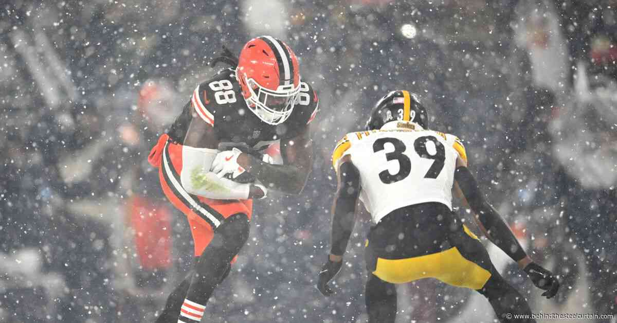 Steelers fall to 8-3 with snowy road loss to the Browns