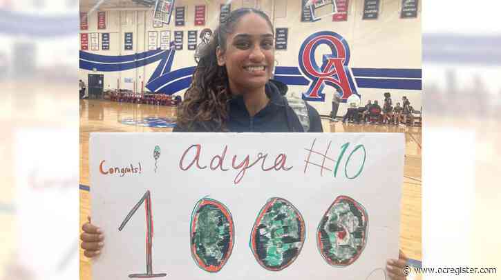 Fairmont Prep girls basketball’s Adyra Rajan reaches milestone in win against Santa Margarita