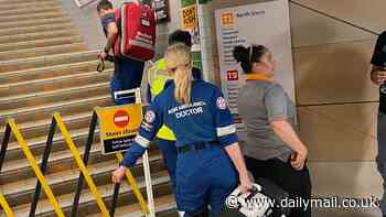 Horror as man is hit by a train after jumping onto the tracks at Sydney's Central Station