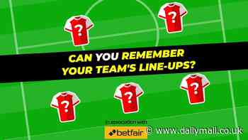 PLAY TEAMSHEET: Can YOU remember the Man United side who blew the chance to win the Premier League against West Ham in 1995?