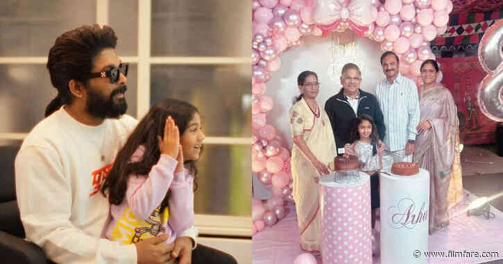 Inside Allu Arjuns Daughter Allu Arhas Birthday Celebration