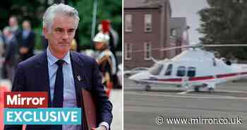 Tory defence chief accused of using VIP helicopter as 'ministerial taxi service' in office