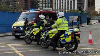 US Embassy in London on 'lockdown' as armed police race to scene to probe 'suspect package'