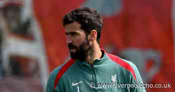 Alisson Becker injury latest as Liverpool goalkeeper ruled out of massive match